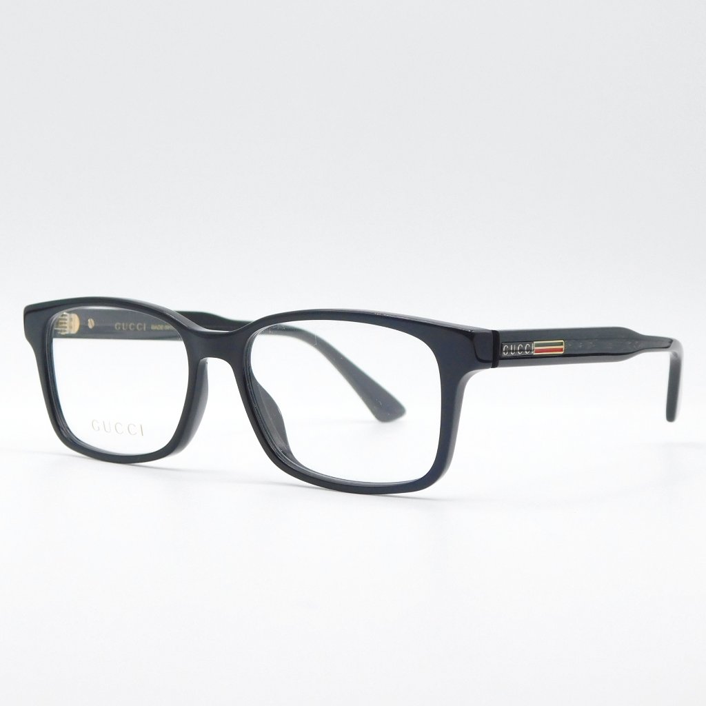 Gucci Dark Gray Rectangular Glasses